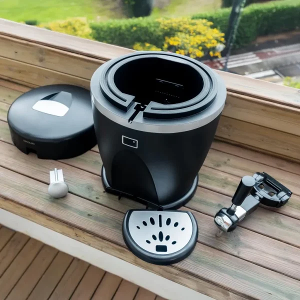 Imagen 8 Dispensador de cerveza BeerFlow 5000 para barriles de 5L presurizados. Sistema de refrigeración eficiente, pantalla LED y diseño antideslizante para el hogar.