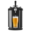 Dispensador de cerveza Cecotec BeerFlow Steel 5000 de acero inoxidable para barriles de 5 litros con pantalla digital