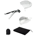 Pack de accesorios DragonPack 6000 M de Cecotec con pinzas, cubierta protectora y atizador para barbacoa kamado DragonFire 6600