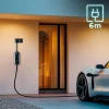 Imagen 2 Cargador portátil Cecotec PIT&GO 3,5 kW para vehículos eléctricos tipo 2. Cable de 5 metros, pantalla LCD, protección IP65 y carga segura en interior y exterior.