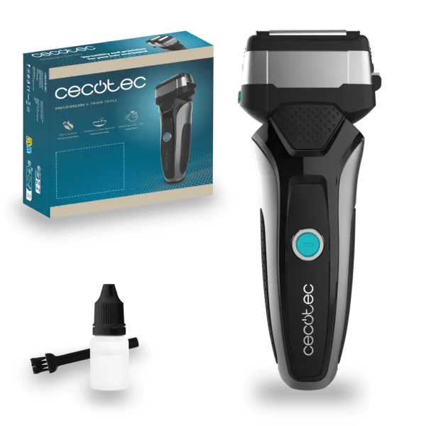 Afeitadora laminar CECOTEC PrecisionCare x-Trimm Triple frontal con cuchillas de acero inoxidable