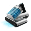 Aspirador de colchones Conga Rockstar 4000 Mattress con luz UV-C y cepillo motorizado sobre superficie textil