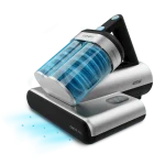 Aspirador de colchones Conga Rockstar 4000 Mattress con luz UV-C y cepillo motorizado sobre superficie textil