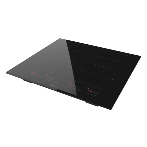 Imagen 4 Placa de inducción Bolero Squa I 4800 TotalFlex de 7400 W con 9 niveles de potencia, control táctil slider y sistema TotalFlex para máxima flexibilidad en cocina.