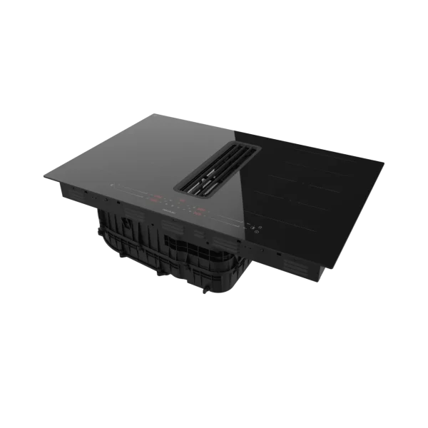 Imagen 4 Placa de inducción Cecotec con campana integrada de 7400W. Incluye sistema TotalFlex, succión de 630m3/h, 15 niveles de potencia y clasificación energética Clase A.