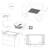 Imagen 5 Placa de inducción Cecotec con campana integrada de 7400W. Incluye sistema TotalFlex, succión de 630m3/h, 15 niveles de potencia y clasificación energética Clase A.