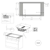 Imagen 6 Placa de inducción Cecotec con campana integrada de 7400W. Incluye sistema TotalFlex, succión de 630m3/h, 15 niveles de potencia y clasificación energética Clase A.