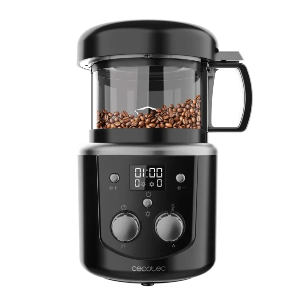Tostador de café Cecotec Roaster Booster con panel de control digital y visor de tueste