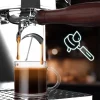 Imagen 3 Cafetera espresso profesional Baristeo Intima de Cecotec con 20 bares de presión, sistema Thermoblock doble y manómetro para un café perfecto en casa.