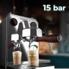 Imagen 4 Cafetera espresso profesional Baristeo Intima de Cecotec con 20 bares de presión, sistema Thermoblock doble y manómetro para un café perfecto en casa.
