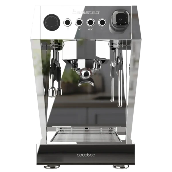 Imagen 2 Cafetera espresso barista Baristeo Brava con 20 bares, doble Thermoblock y molinillo integrado para un café profesional recién molido con aroma y crema óptima.