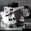 Imagen 4 Cafetera espresso barista Baristeo Brava con 20 bares, doble Thermoblock y molinillo integrado para un café profesional recién molido con aroma y crema óptima.