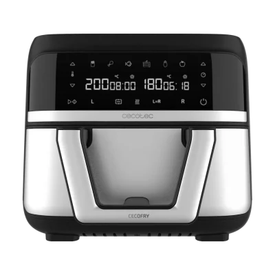 Freidora de aire Cecotec Cecofry Dual 9000 de 9 litros con panel digital y cubeta divisible