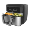 Imagen 2 Freidora sin aceite Cecofry Dual 9000 de 9 L con 2850 W, tecnología PerfectCook y cubeta divisible. Cocina de forma saludable con resultados crujientes.