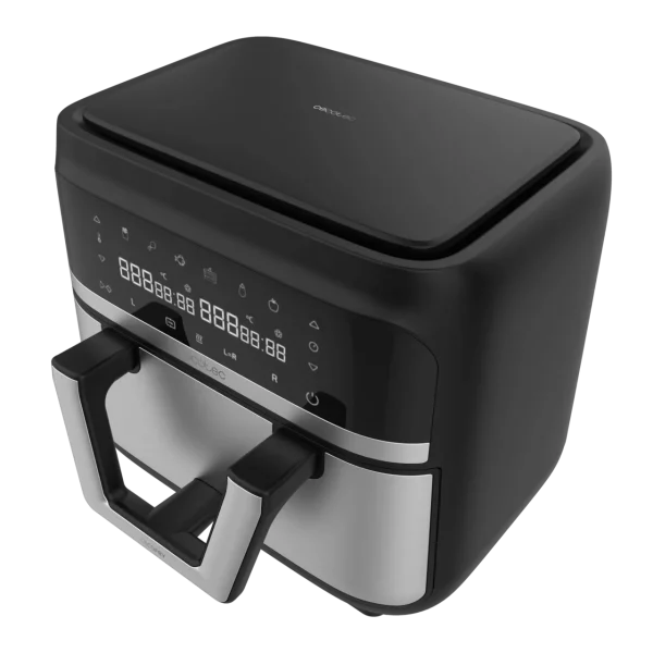 Imagen 3 Freidora sin aceite Cecofry Dual 9000 de 9 L con 2850 W, tecnología PerfectCook y cubeta divisible. Cocina de forma saludable con resultados crujientes.