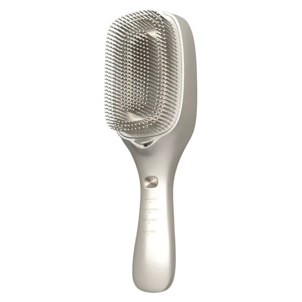 Cepillo reparador capilar Cecotec HairCare Revitalize Champagne con tecnología de luz LED y láser LLLT