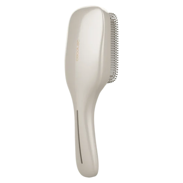 Imagen 2 Cepillo reparador HairCare Revitalize Champagne con 5 tecnologías: vibración, iones, EMS, LLLT y LED para regenerar la cutícula y revitalizar el cabello.