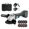 Amoladora angular a batería RadialPower 2120 Freemove de CECOTEC de 21V con maletín de transporte y 8 discos de 125mm