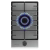 Imagen 2 Placa de gas Bolero Squad G 1200F Inox de Cecotec con 1 quemador de alta eficiencia, sistema de seguridad FlameOut y acabado en acero inoxidable duradero.