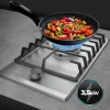 Imagen 7 Placa de gas Bolero Squad G 1200F Inox de Cecotec con 1 quemador de alta eficiencia, sistema de seguridad FlameOut y acabado en acero inoxidable duradero.