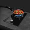 Imagen 7 Placa de gas de cristal negro con un potente quemador Wok, encendido automático y sistema de seguridad FlameControl para una cocina eficiente y segura.
