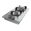 Imagen 5 Placa de gas Bolero Squad G 2200S Inox con 2 quemadores, mandos laterales e ignición integrada. Diseño en acero inoxidable de alta resistencia y seguridad total.