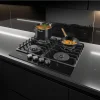 Imagen 8 Placa de gas Bolero Squad G 4200F Glass Black con 4 quemadores, superficie de cristal templado de alta resistencia y sistema de seguridad FlameGuard integrado.