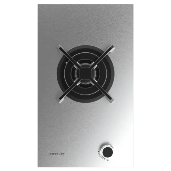 Imagen 3 Placa de gas Cecotec Bolero Squad G 1400S Inox con 4 fuegos, encendido electrónico, sistema de seguridad termopar y acabado duradero en acero inoxidable.