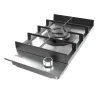 Imagen 4 Placa de gas de acero inoxidable con 4 quemadores, sistema de seguridad termopar y encendido automático. Potencia total de 7 kW para una cocina eficiente.