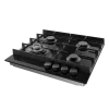 Imagen 5 Placa de gas Bolero Squad G 4400F Glass Black con 4 fuegos, superficie de cristal templado, autoencendido y sistema de seguridad FFD para una cocina eficiente.