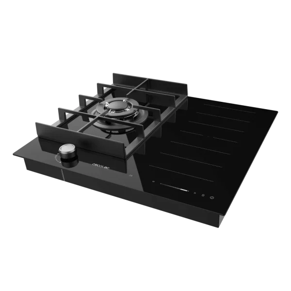 Imagen 5 Placa mixta Cecotec con inducción FullFlex y quemadores de gas Sabaf. Versatilidad, precisión y seguridad para tu cocina con un diseño elegante y funcional.