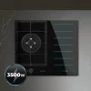 Imagen 8 Placa mixta Cecotec con inducción FullFlex y quemadores de gas Sabaf. Versatilidad, precisión y seguridad para tu cocina con un diseño elegante y funcional.