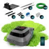 Robot cortacésped CECOTEC Conga GrassHopper 500 Map Connected trabajando sobre el césped
