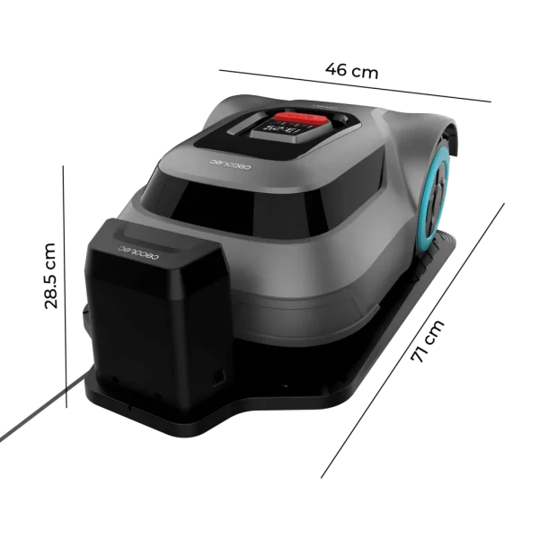 Imagen 2 Robot cortacésped Conga GrassHopper 500 Map Connected con motor Brushless. Cubre hasta 500 m2, supera pendientes del 45% y ofrece control total vía APP.
