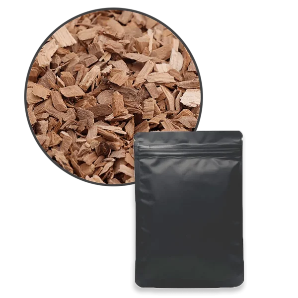 Bolsa de virutas de madera de roble Cecofry Smokin' Oak Chips para ahumar alimentos en freidora de aire
