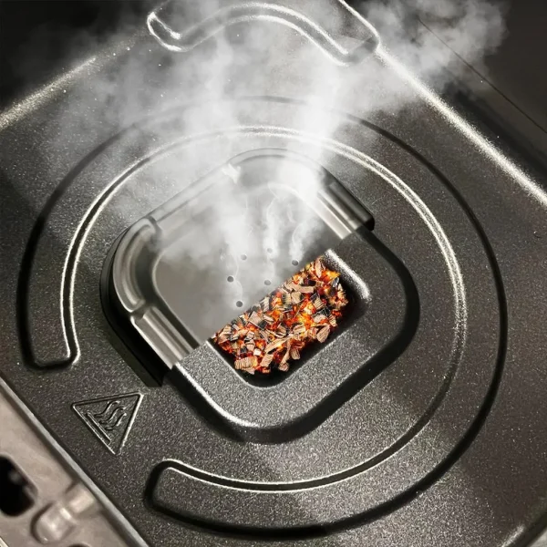 Imagen 5 Chips de madera de roble natural para ahumadores y freidoras Cecofry. Aportan un aroma y sabor ahumado intenso a carnes, pescados y verduras.