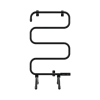 Imagen 3 Radiador toallero eléctrico de bajo consumo Cecotec ReadyWarm 5000 Towel Black con 100W, indicador luminoso y doble uso: suelo o pared. Máxima seguridad.