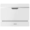 Imagen 2 Lavavajillas semi-integrable Bolero Aguazero 2500 S-BI White Glass de 6 servicios. Eficiencia clase D, 5 programas y panel Touch Control para un lavado eficiente.
