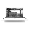 Imagen 3 Lavavajillas semi-integrable Bolero Aguazero 2500 S-BI White Glass de 6 servicios. Eficiencia clase D, 5 programas y panel Touch Control para un lavado eficiente.