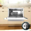 Imagen 7 Lavavajillas semi-integrable Bolero Aguazero 2500 S-BI White Glass de 6 servicios. Eficiencia clase D, 5 programas y panel Touch Control para un lavado eficiente.