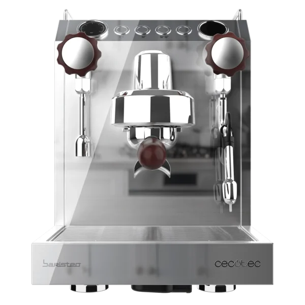 Imagen 2 Cafetera espresso barista Baristeo Classic de Cecotec. Con 20 bares de presión, sistema Thermoblock y manómetro para un café profesional de máxima calidad.