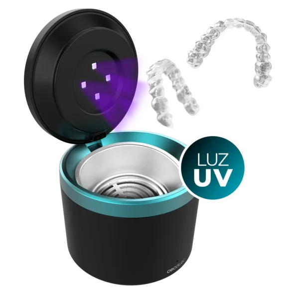 Limpiador ultrasónico Cecotec ToothCare Easy Clean con cubeta de acero inoxidable y tecnología de 45 kHz