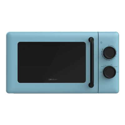 Microondas mecánico Cecotec Proclean 3010 Blue diseño retro azul