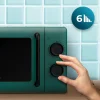 Imagen 5 Microondas mecánico Cecotec Proclean 3010 Green de 20 litros y 700 W de potencia. Diseño vintage color verde con tecnología 3D Wave para calentar uniforme.