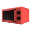 Imagen 2 Microondas mecánico Proclean 3110 Red con grill de Cecotec. Capacidad de 20 litros, 700W de potencia y tecnología 3DWave para un calentamiento uniforme.
