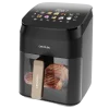 Imagen 3 Freidora de aire 4,5 L y 1900 W con grill y ahumador. Logra sabores a brasa, texturas crujientes y cocciones saludables sin aceite en carnes y verduras.