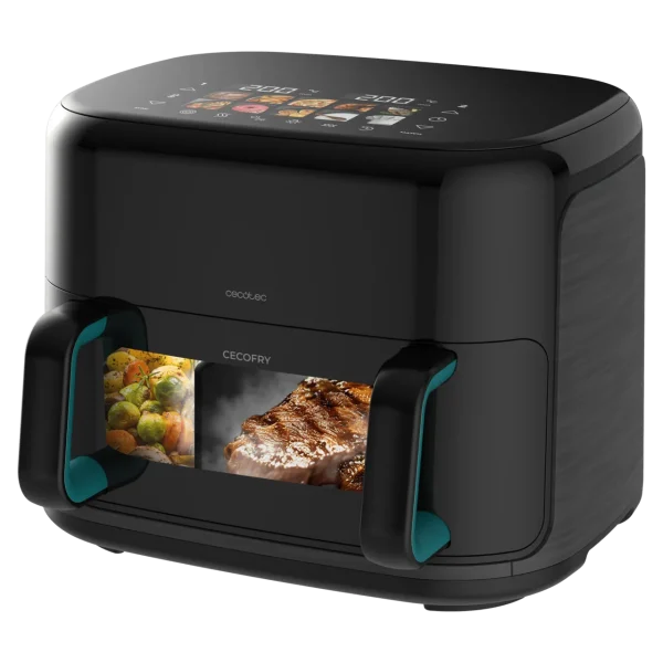 Imagen 2 Freidora de aire y horno de 26 litros con 2000 W. Integra cajetín de ahumado, función Grill y doble resistencia para cocciones envolventes y sabor a leña.