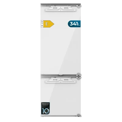 Frigorífico combi integrable Cecotec Bolero CoolMarket Combi BI-D FLW 341 de 193,7 cm con iluminación interior Full LED Wall