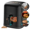 Freidora de aire y parrilla Cecofry & Grill Smokin'Prime 6500 color negro con función ahumador y pantalla táctil
