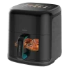 Imagen 2 Freidora de aire y parrilla de 6,5 L con 2000 W y ahumador. Tecnología Advanced Hot Air, sonda térmica y resistencias superior e inferior para un sellado perfecto.